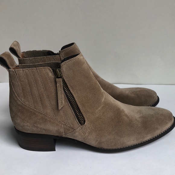 green suede ankle boots uk